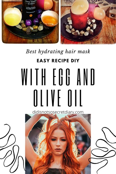 2 Easy DIY Egg & Olive Oil Hair Masks .